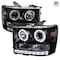 Spec-D Tuning 07-12 GMC Sierra Projector Headlight Black Housing 2LHP-SIE07JM-TM - alternate 1